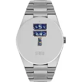 Storm Herrenarmbanduhr 47556/B Oston Blau, Silberfarbe