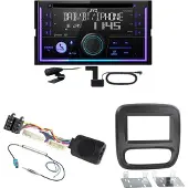 JVC KW-DB95BT Bluetooth Digitalradio USB CD Einbauset für Fiat Talento
