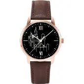 Madre Selva Königsschloss Edition Armbanduhr, rosé/ schwarz - Exklusiv