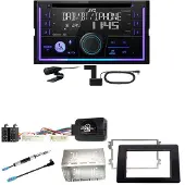 JVC KW-DB95BT Bluetooth Digitalradio Einbauset für Renault Master 3 ab 2019