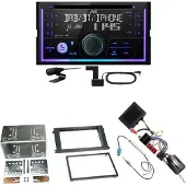 JVC KW-DB95BT Bluetooth Digitalradio Einbauset für Porsche Cayenne bis 2006