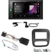 Pioneer DMH-A3300DAB USB DAB+ MP3 Digitalradio Einbauset für Opel Vivaro B