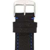 Madre Selva Herren-Armbanduhr ‚Vito‘ – Automatik – Offene Unruh – Edelstahl – Schwarz – Geliefert in -Geschenkbox