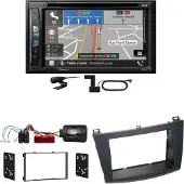 Pioneer AVIC-Z730DAB USB Navigation Bluetooth MP3 Einbauset für Mazda 3 BL