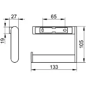 Keuco Toilettenpapierhalter Plan 14962070000 Edelstahl