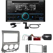 Kenwood DPX-7300DAB Bluetooth Digitalradio USB CD Einbauset für Mazda 5 CR