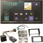 Pioneer SPH-DA230DAB Bluetooth Carplay Einbauset für Mercedes SLK R171 ab 2008