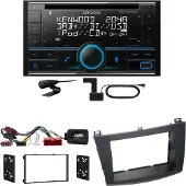 Kenwood DPX-7300DAB Bluetooth Digitalradio USB CD Einbauset für Mazda 3 BL