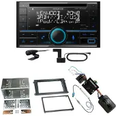 Kenwood DPX-7300DAB Bluetooth Digitalradio Einbauset für Porsche Cayenne ab 2007