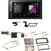 Pioneer DMH-A3300DAB USB Bluetooth DAB+ MP3 Autoradio Einbauset für T5