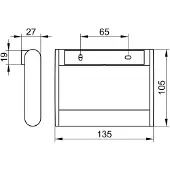 Keuco Toilettenpapierhalter Plan 14961010000 verchromt