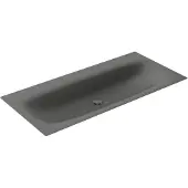Keuco Einbauwaschtisch Edition 11 ART ohne Hahnloch, 120,6x0,4x49,3cm, smoke