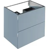 Keuco Waschtischunterschrank Edition 11 ART 80x70x49cm, 2 Ausz., Gl. sat., bl. sat