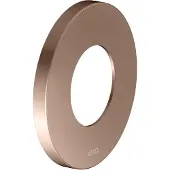 Keuco Wandrosette Übergröße für Ventile und Thermostatarmatur-Brausearmatur Unterputz, rund, 59553, 59556290091, Farbe: rotgold gebürstet