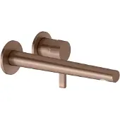 Keuco Fertigmontageset Edition 400 UP-Waschtisch-Einhebelmischer, o Abl., Rot geb., Ausl. 243mm