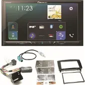 Pioneer SPH-DA230DAB Bluetooth Autoradio Einbauset für Mercedes CLK W209 Facelift
