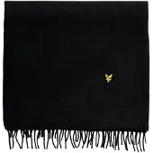 Lyle & Scott Schal aus Lammwollmischung - Schwarz
