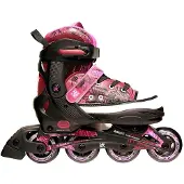 KRF Jungle Inline-skates Schwarz,Rosa EU 37-40 Jungen,Mädchen Schwarz,Rosa EU 37-40