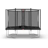 Berg Trampolin Ultim Favorit Regular 330 + Sicherheitsnetz Comfort Grau
