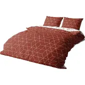 TRAUMSCHLAF Bettwäsche West Kissenbezug einzeln 80x80 cm dunkelrot
