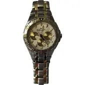 Jacques Lemans Armbanduhr Edelstahl Chronograph Datum Edelstahl Silber Gold 1-1347E