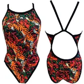 Turbo Tiger Roses Revolution Badeanzug