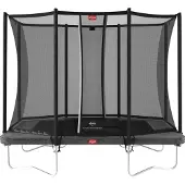 Berg Trampolin Ultim Favorit Regular 280 + Sicherheitsnetz Comfort Grau