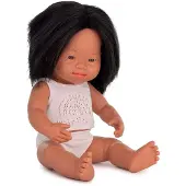 Miniland Lateinamerikanische Babypuppe Mit Down-syndrom 38 Cm Beige Beige One Size