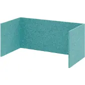 Hammerbacher FlexWall Akustikrückwand türkis 74,8 x 37,3 x 32,8 cm