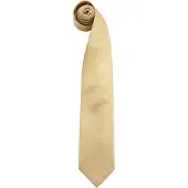 Premier Herren Krawatte Colours, unifarben (Gold)