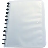 Oxford Ringmappe Vario-Zipp DIN A4 Transaprent PP (Polypropylen) 26,5 x 2,1 x 31 cm