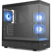 NOX Semitorre Hummer Signal ARGB Schwarz ATX/Micro ATX gehärtetes Glas
