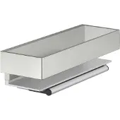 Keuco EDITION 11 Duschablage mit Glasabzieher, abnehmbar, 11159060000, Farbe: Edelstahl-finish