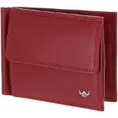 Golden Head Leder Geldbörse Geldklammer Polo RFID Protect Clip-Scheintasche 1921 Rot dunkelrot
