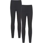 Mountain Warehouse - Leggings 2er-Pack für Damen MW4226 (48 DE) (Samtschwarz)