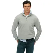 Superdry für Herren. M2014342A Sweatshirt mit halbem Reißverschluss RIB Half grau (L), Lässig, Baumwolle