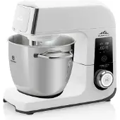 Eta Gratus Kuliner II Origin Küchenmaschine I Vollmetall I 12 Geschwindigkeiten I 6.7 l und 3.5 l Edelstahl Schüssel I 1700 W I LED-Display