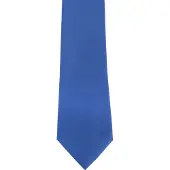 Premier Mens Plain Satin Krawatte (schmale Klinge) (2er-Pack) (Mittelblau)