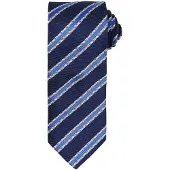 Premier Mens Waffle Stripe Formal Business Tie (2er-Pack) (Schwarz/Rot)