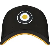 Lambretta - Kappe (Schwarz/Gold)