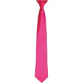 Premier Colours Herren Satin Clip Krawatte (2er Pack) (Hot Pink)