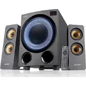 Fenda F770X, 2.1 Kanäle, 76 W, Universal, Schwarz, Kabellos, FM, PLL