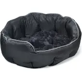 Dogman Bed Buddy Oval Black XL 90x70x26cm