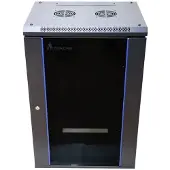 Extralink EX.14343, Wandmontiertes Regal, 15U, Sperrschloss, Schwarz