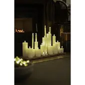 Sirius Home LED-Kerzen Set Sille Midi, 2 x 20 cm, Wiederaufladbar