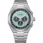 Citizen Chronograph Silber Mit Schraube Kollektion Supertitanio - mann