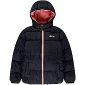 Levi's Winterjacke KIDS, Mädchen, Gr. 16 (164), schwarz (caviar), Web, Obermaterial: 100% Polyester, unifarben, regular fit normal, elastischer Bund, Jacken Winterjacke, for GIRLS