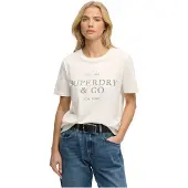 Superdry Luxe Casual Relaxed Kurzarm-t-shirt