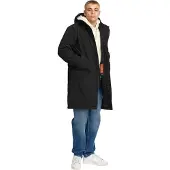 Revolution Polyester-Parka mit Druckknöpfen