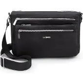 L.credi Umhängetasche Odeta Crossbody Bag Black schwarz